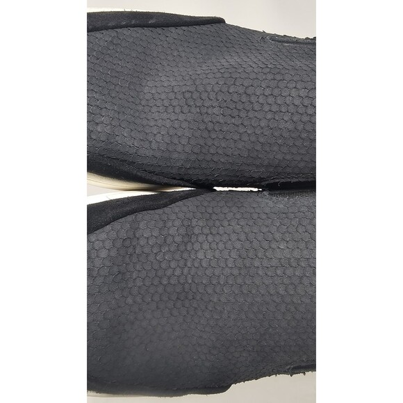 Sarto By Franco Sarto Lazer Platform Slip Ons Black Snake Embossed Leather Sz 7 - Picture 12 of 13
